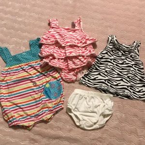 4pc baby girl bundle
